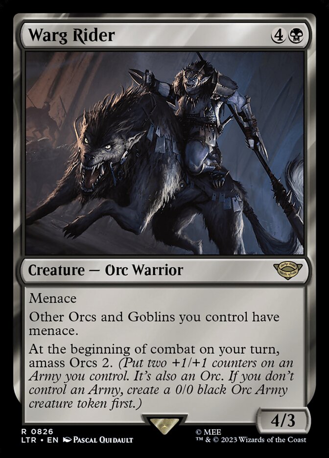 Warg Rider card front