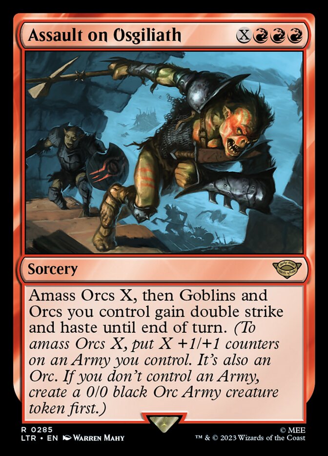 Assault on Osgiliath card front