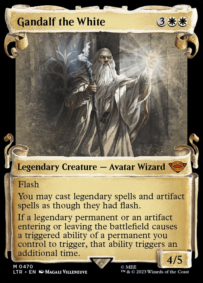 Gandalf the White card front