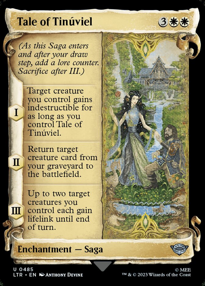 Tale of Tinúviel card front