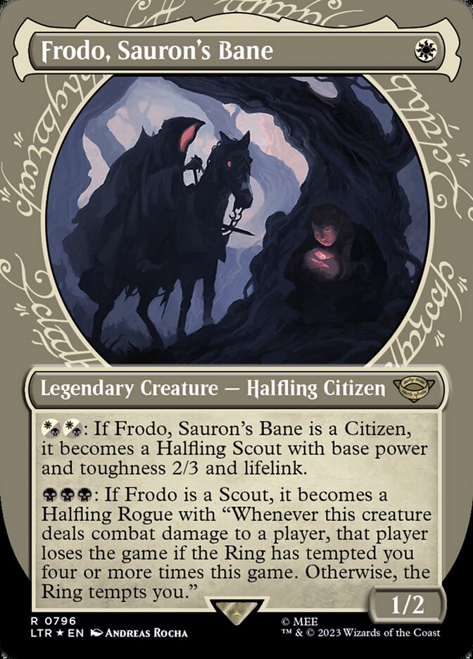 Frodo, Sauron's Bane card front