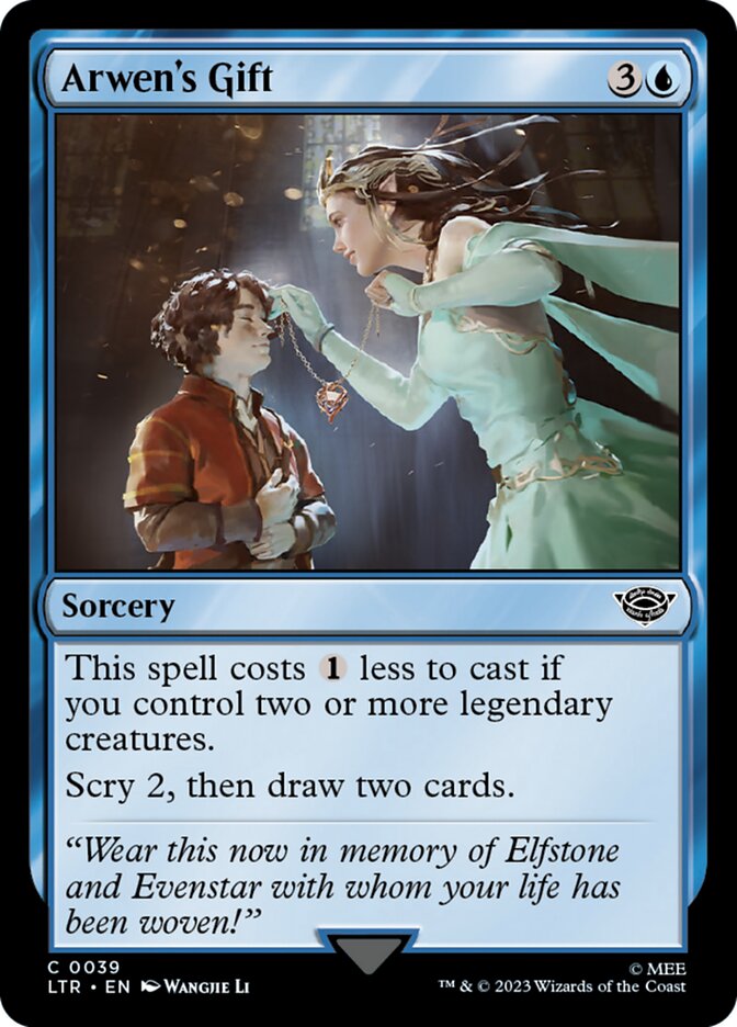 Arwen's Gift card front
