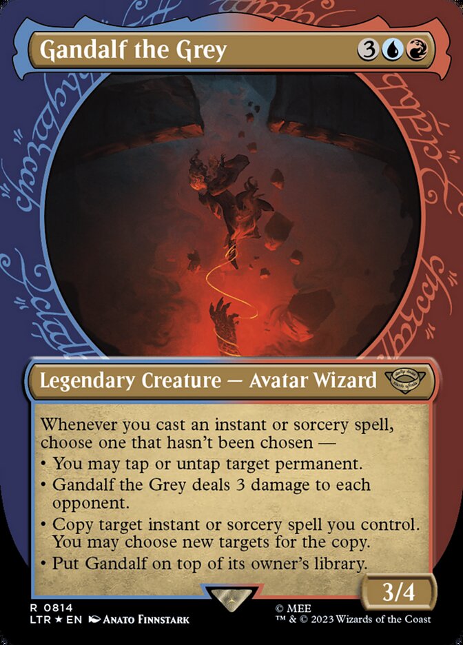 Gandalf the Grey card front