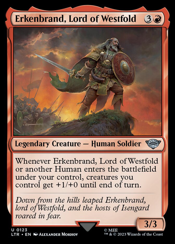 Erkenbrand, Lord of Westfold card front