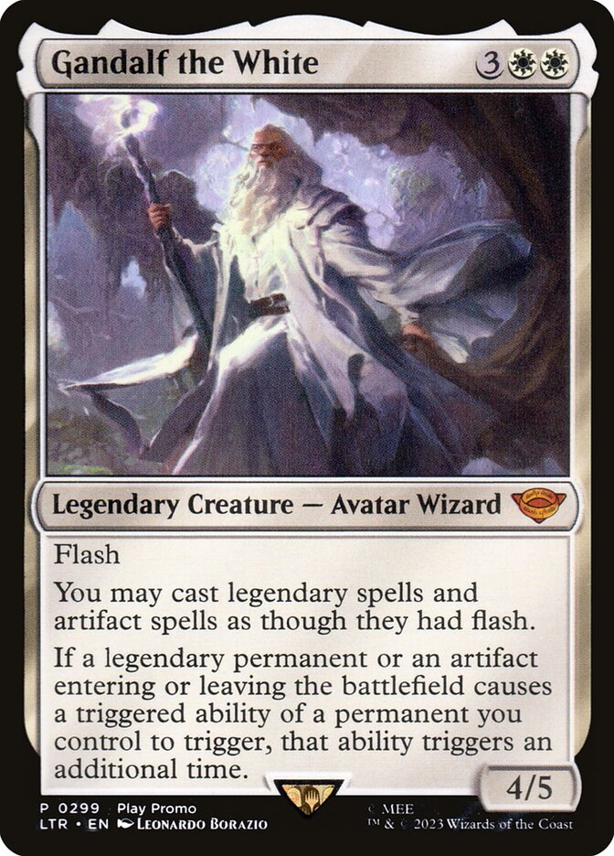 Gandalf the White card front