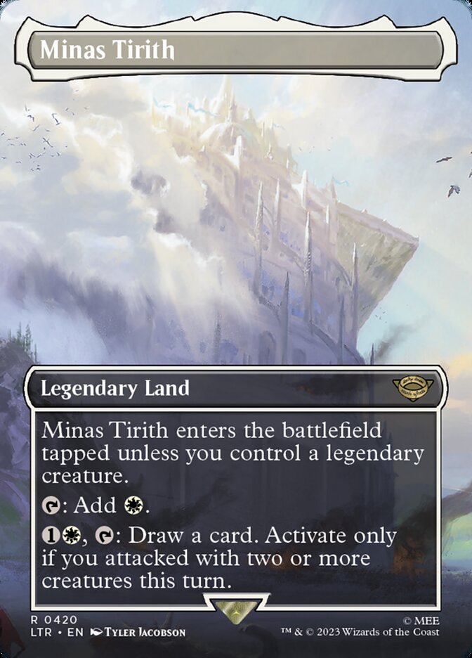 Minas Tirith card front