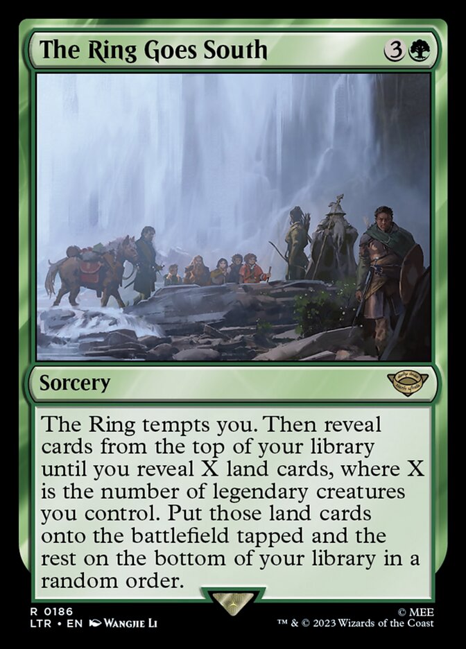 The Ring Goes South card front