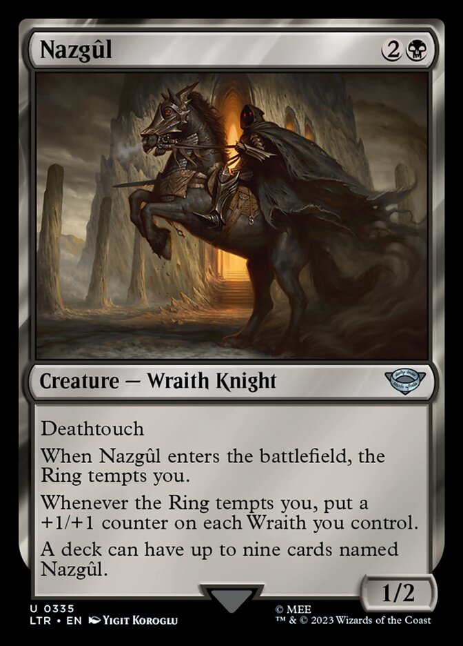 Nazgûl card front