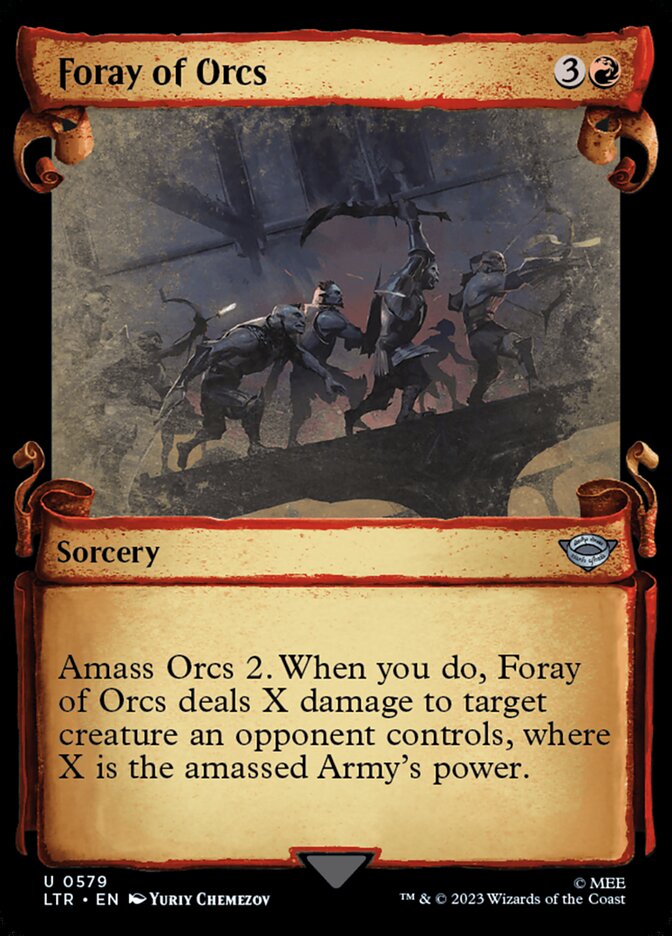 Foray of Orcs card front