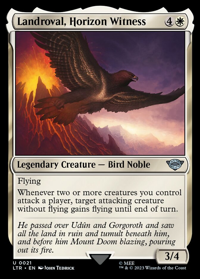 Landroval, Horizon Witness card front