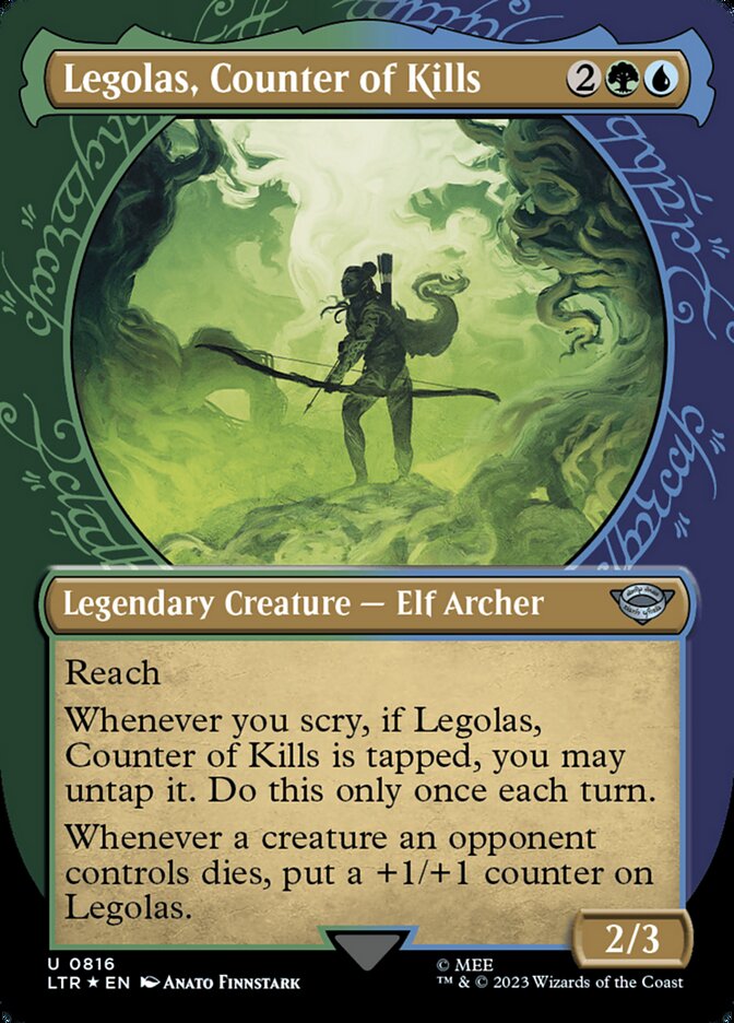 Legolas, Counter of Kills card front