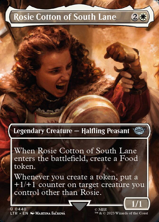 Rosie Cotton of South Lane card front