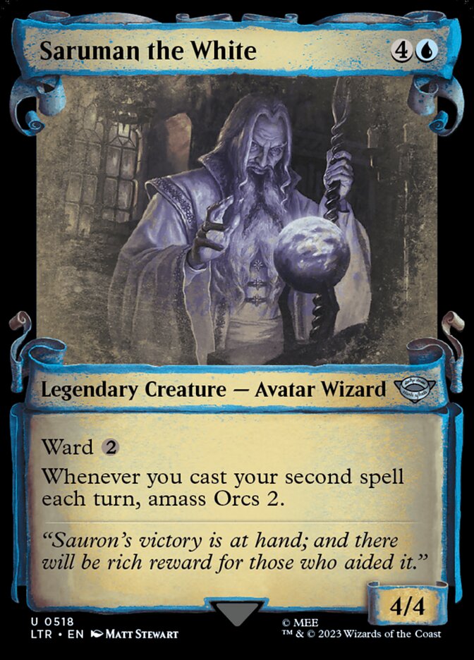 Saruman the White card front