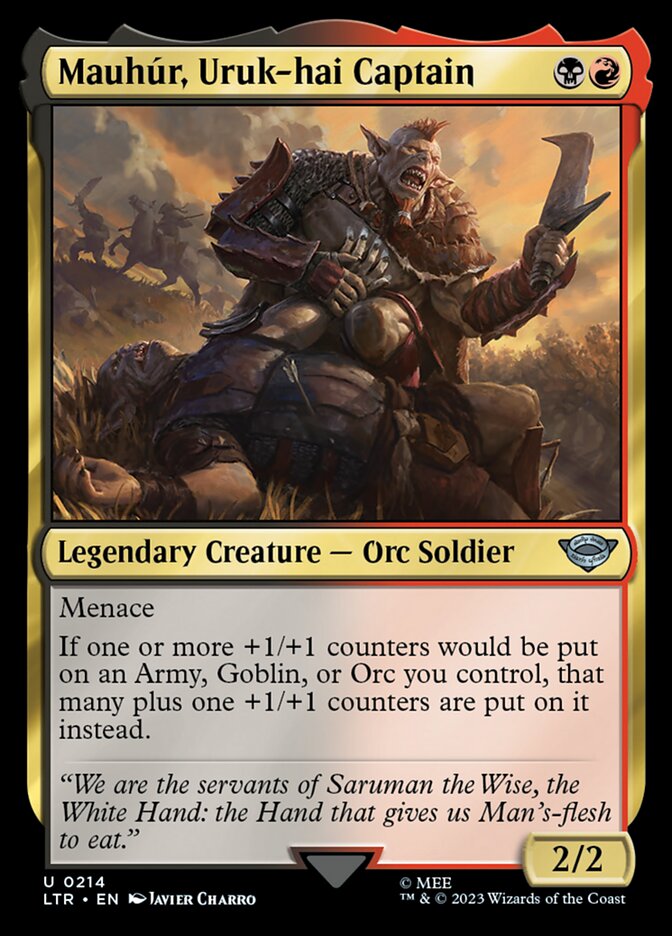 Mauhúr, Uruk-hai Captain card front