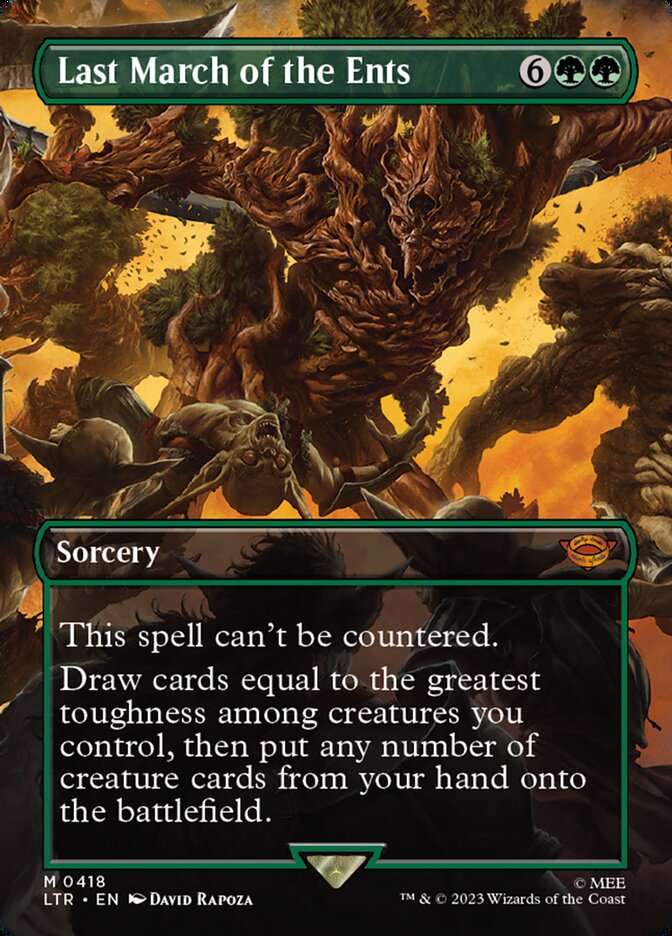 Last March of the Ents card front