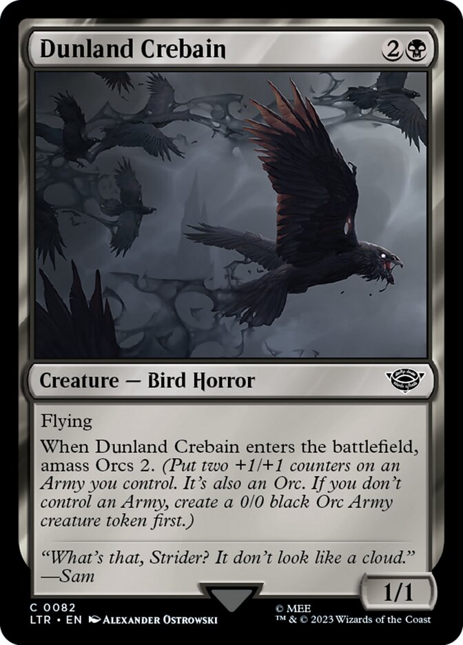 Dunland Crebain card front