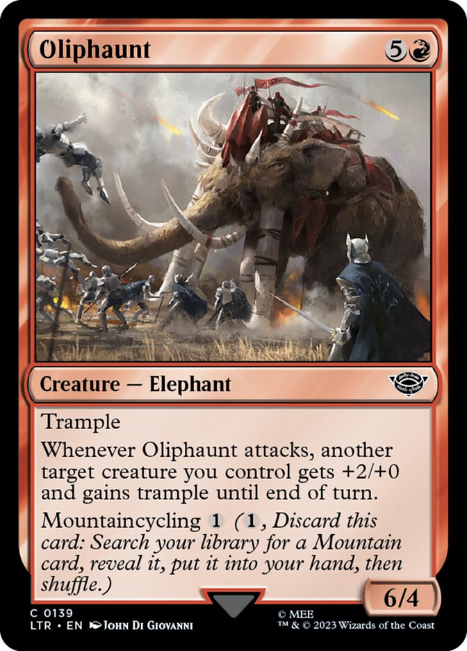Oliphaunt card front