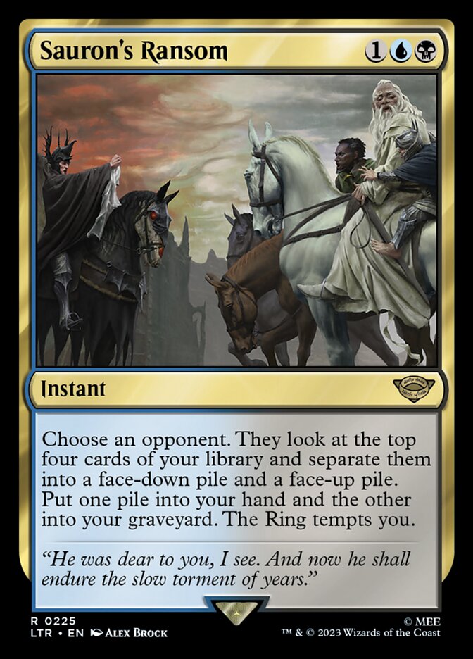 Sauron's Ransom card front