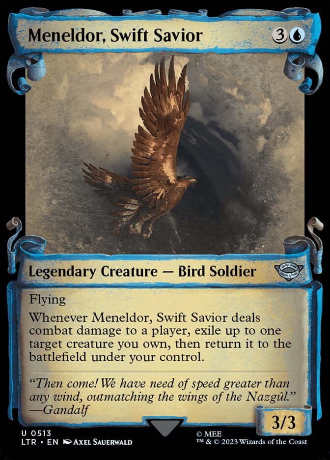 Meneldor, Swift Savior card front
