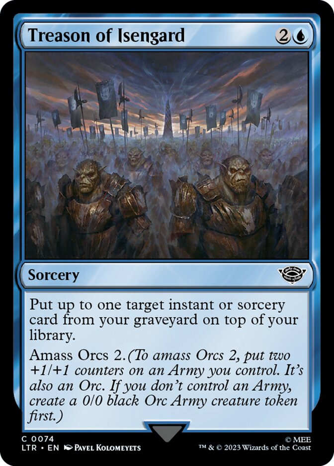 Treason of Isengard card front