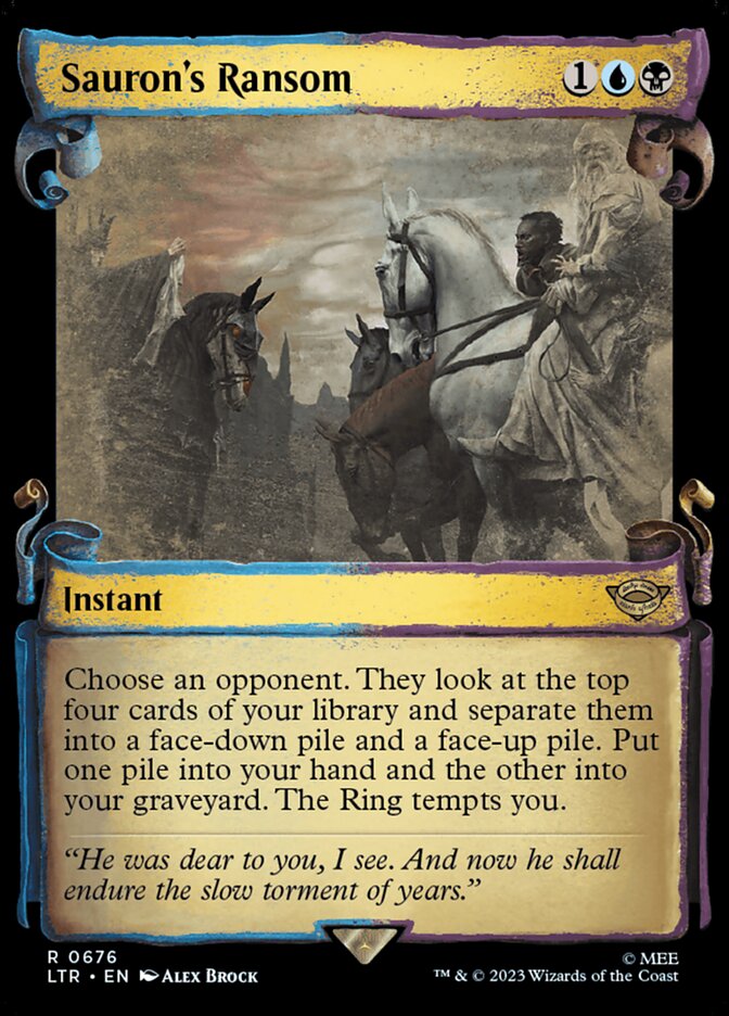 Sauron's Ransom card front