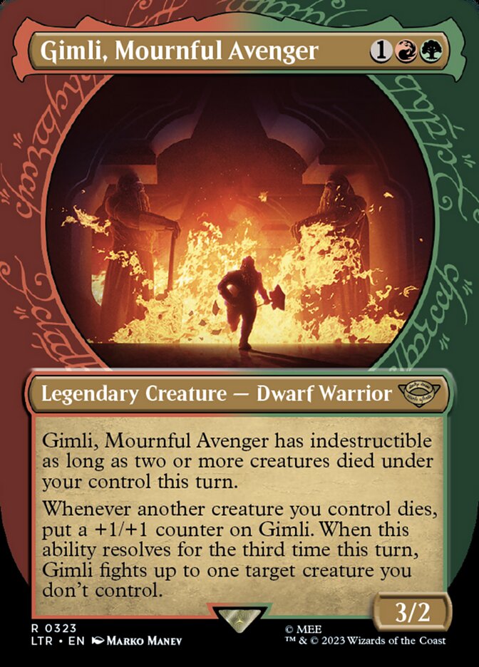 Gimli, Mournful Avenger card front