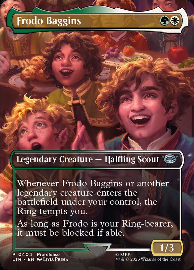 Frodo Baggins card front