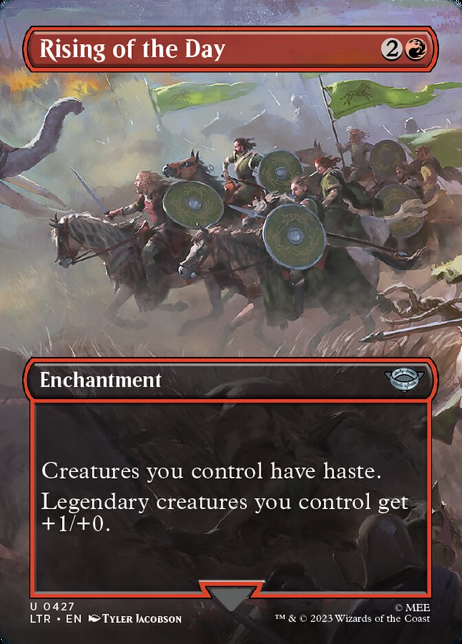 Rising of the Day card front