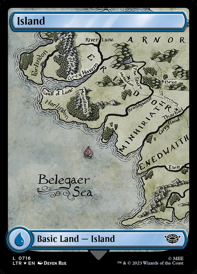 Island card front