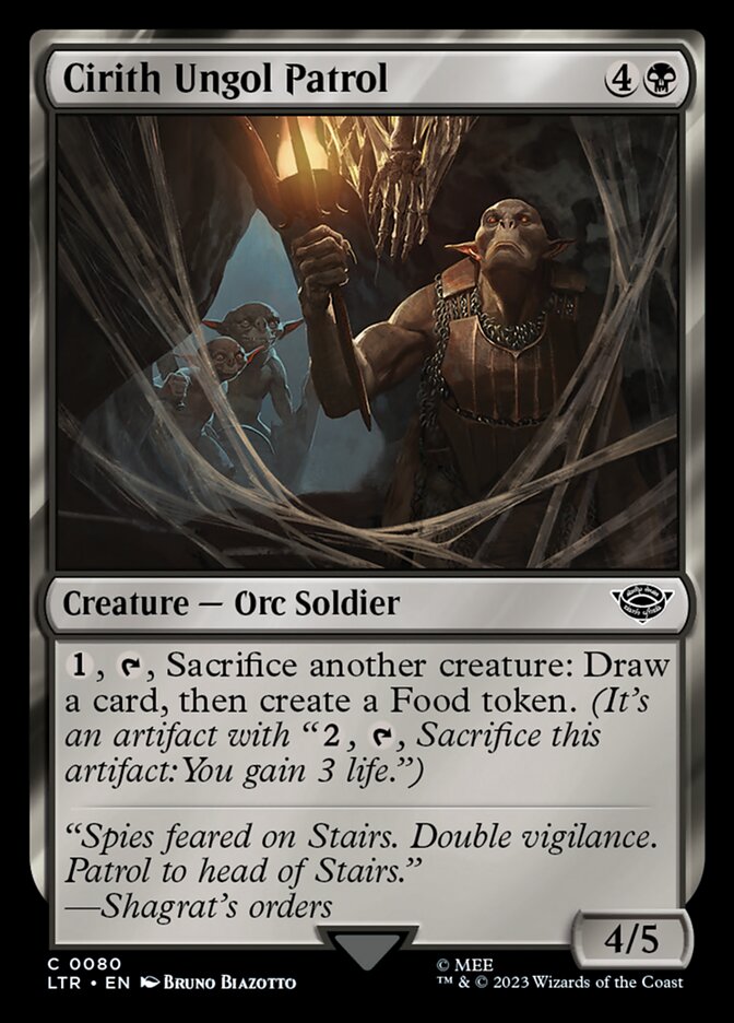 Cirith Ungol Patrol card front