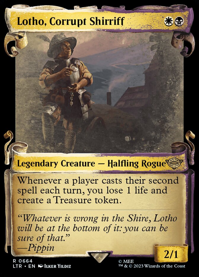 Lotho, Corrupt Shirriff card front