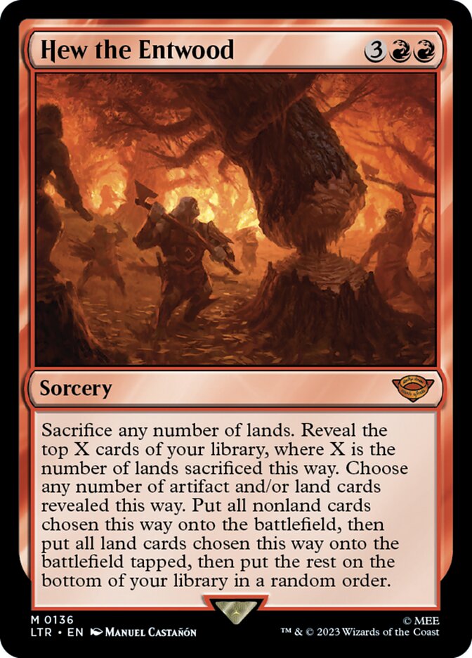 Hew the Entwood card front