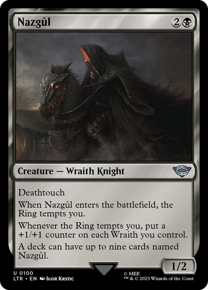 Nazgûl card front