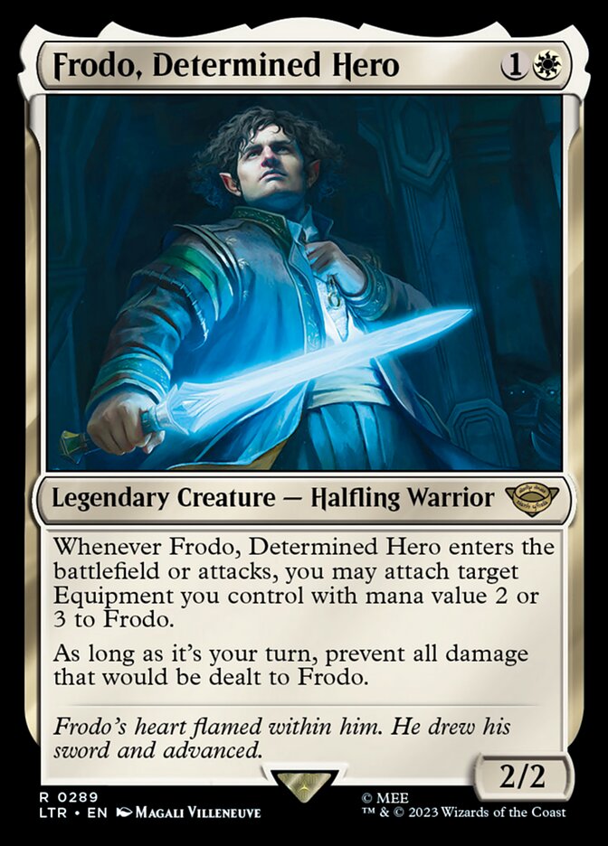 Frodo, Determined Hero card front