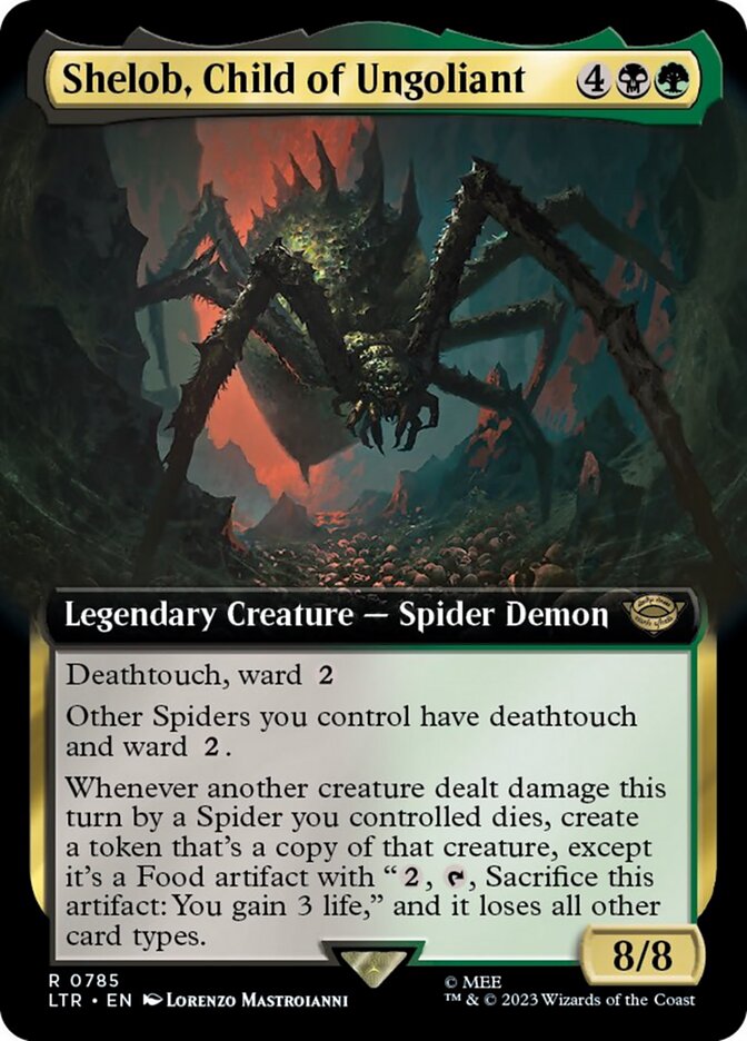 Shelob, Child of Ungoliant card front