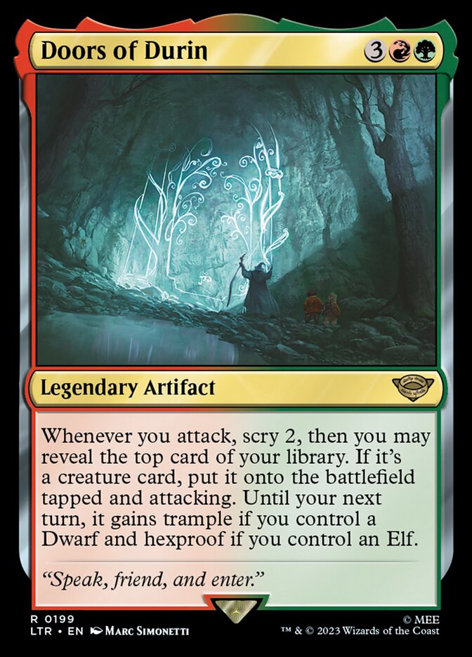 Doors of Durin card front