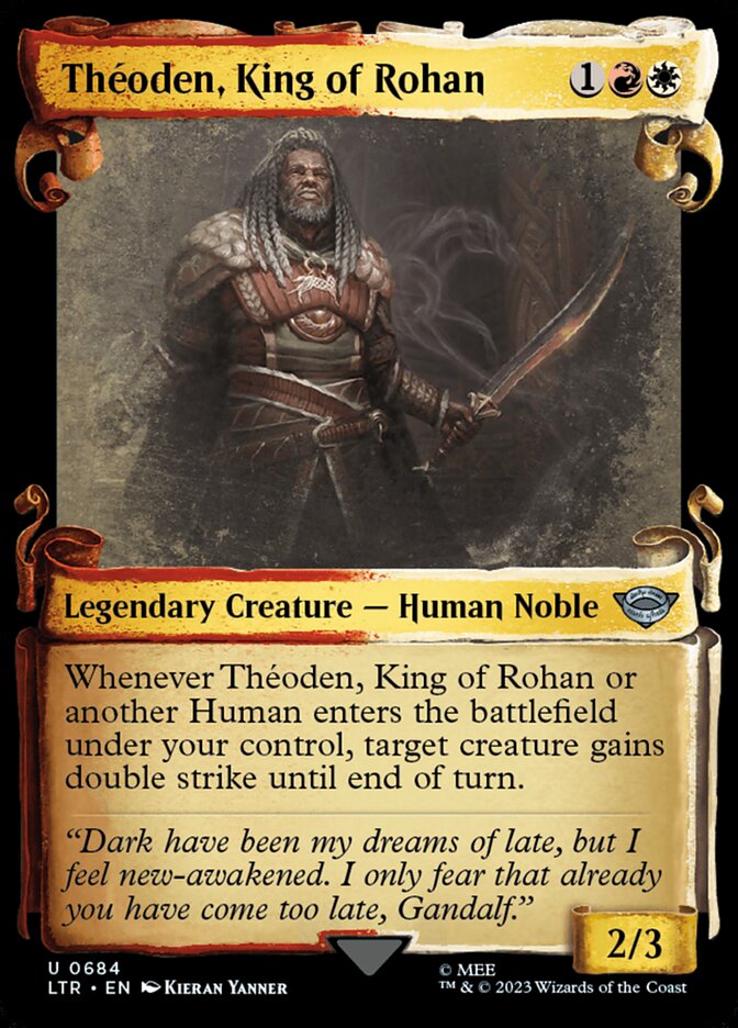 Théoden, King of Rohan card front