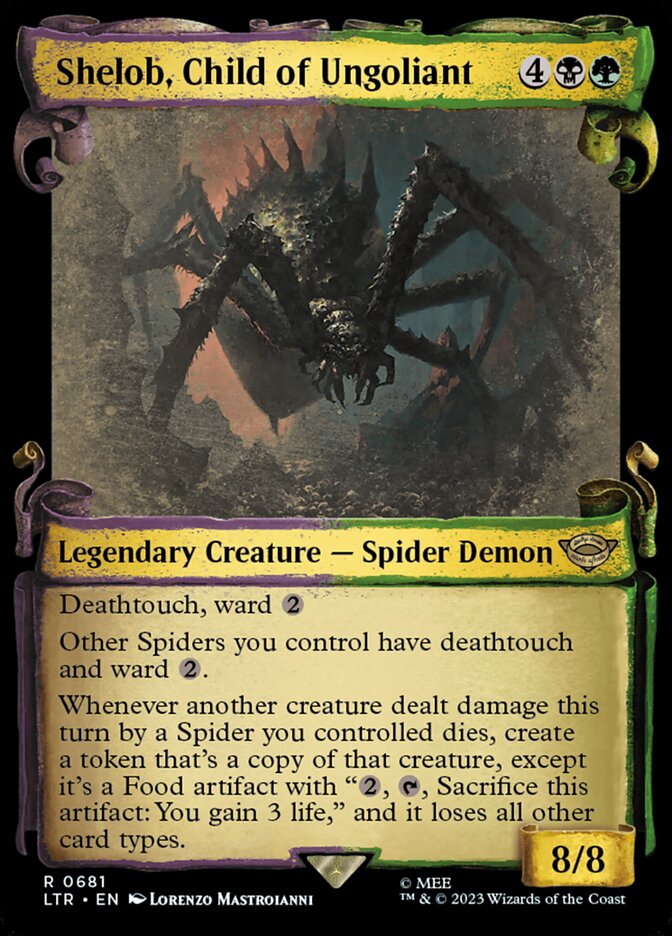 Shelob, Child of Ungoliant card front