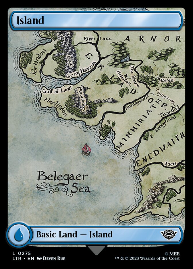 Island card front
