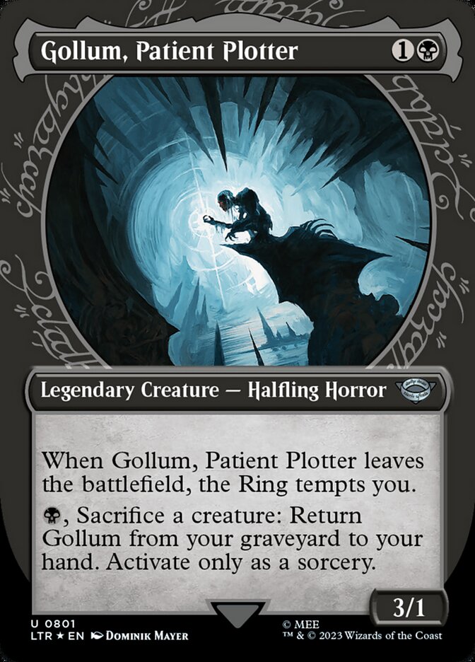Gollum, Patient Plotter card front