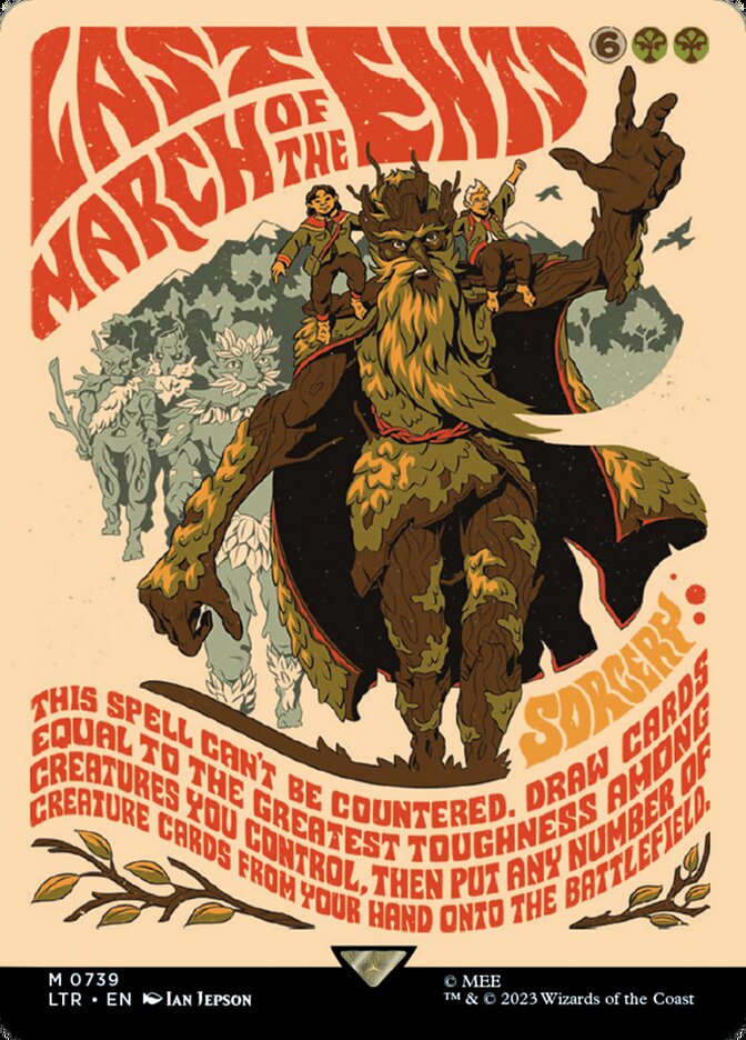 Last March of the Ents card front