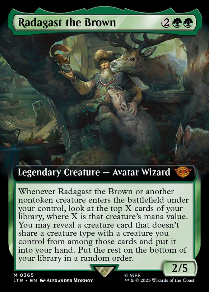 Radagast the Brown card front