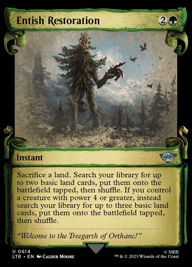 Entish Restoration card front