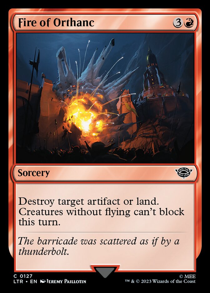Fire of Orthanc card front