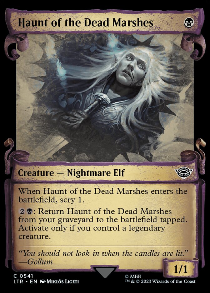 Haunt of the Dead Marshes card front