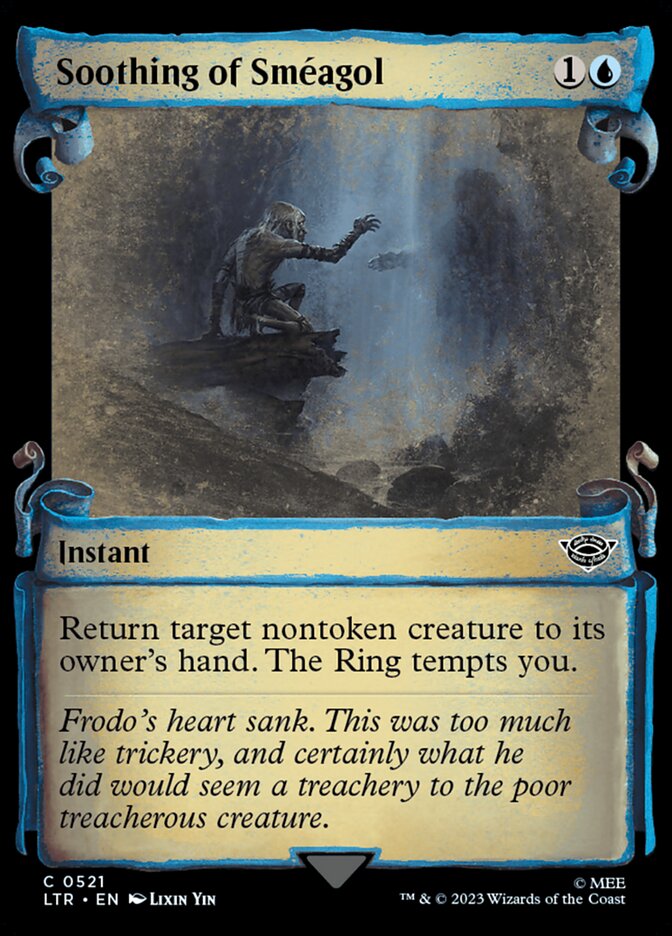 Soothing of Sméagol card front