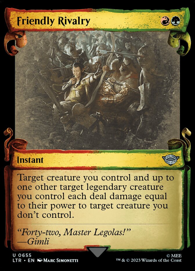 Friendly Rivalry card front