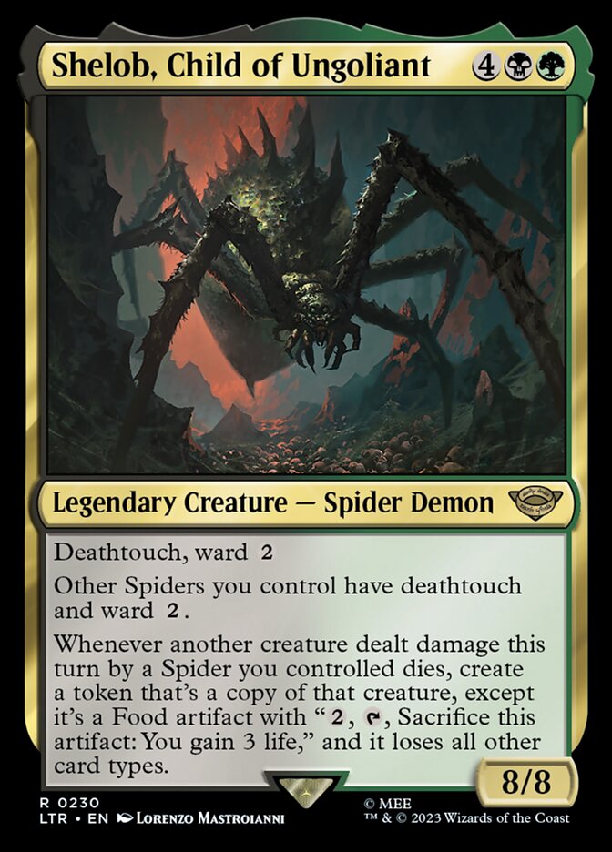 Shelob, Child of Ungoliant card front
