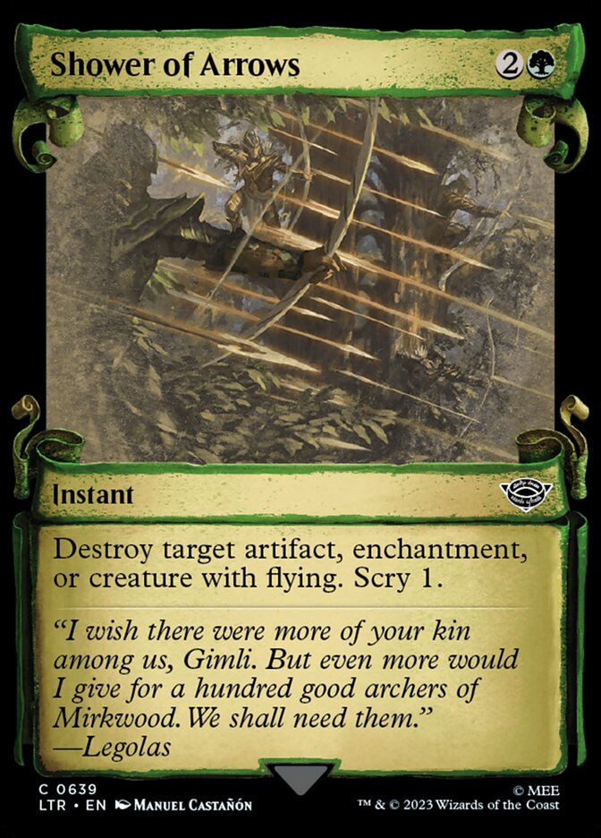 Shower of Arrows card front