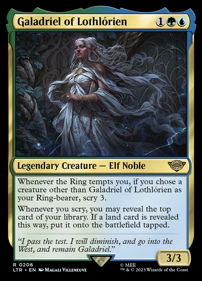 Galadriel of Lothlórien card front